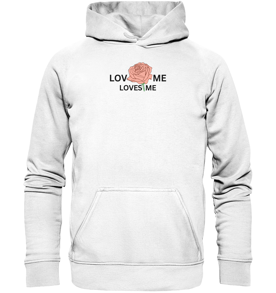 LOVES ME (Rote Rose) - Basic Unisex Hoodie