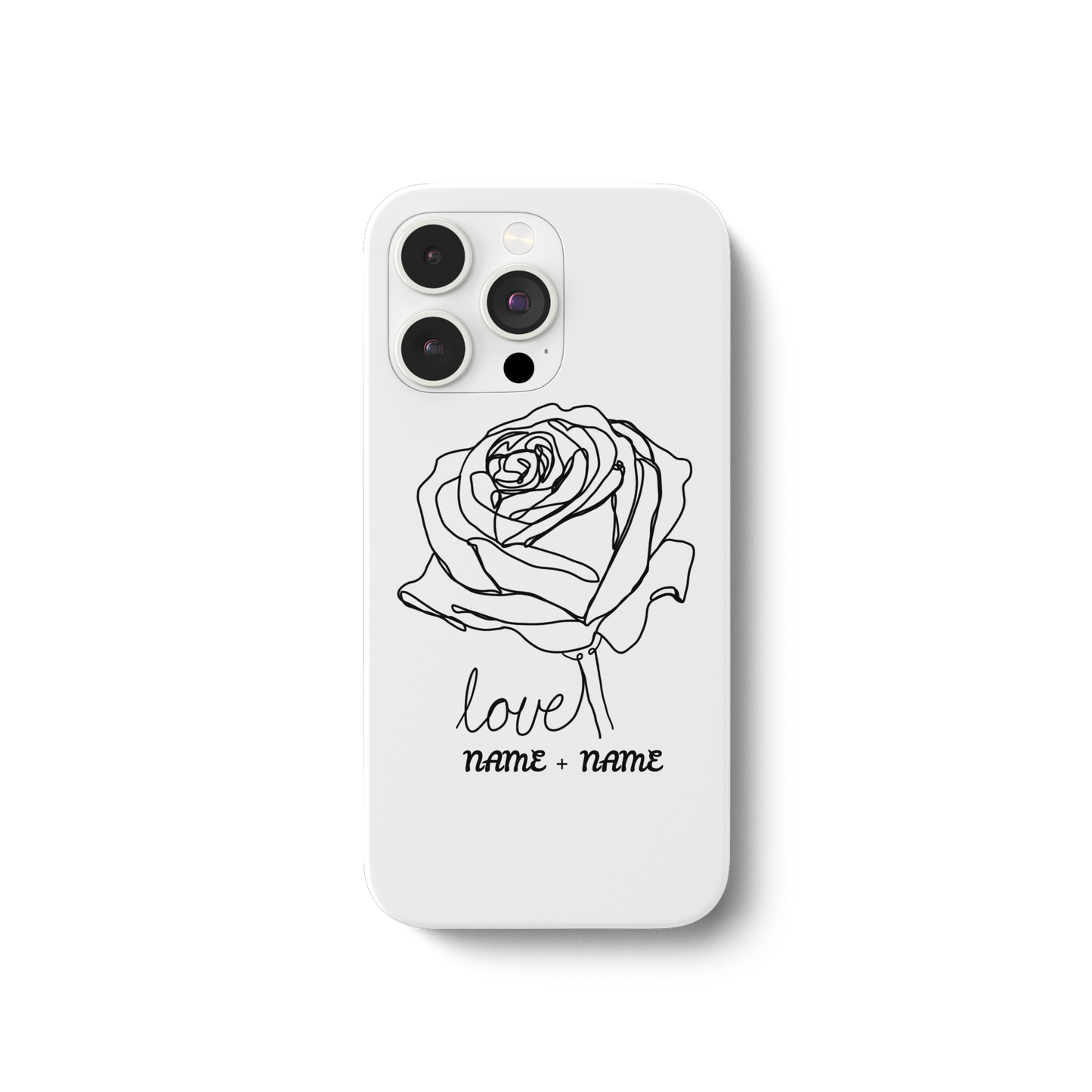 Personalisiere Handy hüllen Rosenliebe - iPhone 13 Pro Max Handyhülle