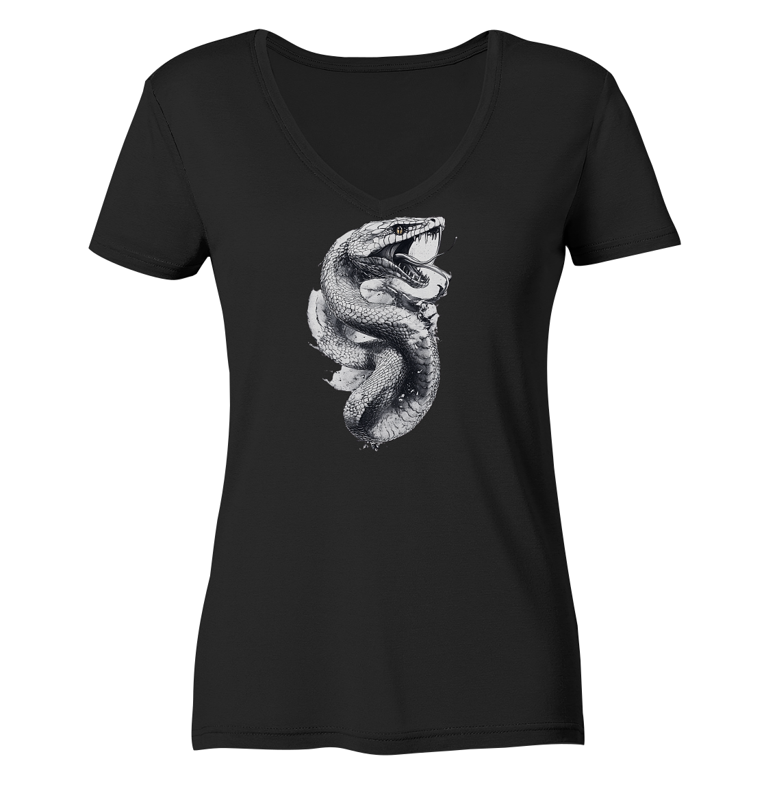 Schlangenkönigin - Ladies V-Neck Shirt