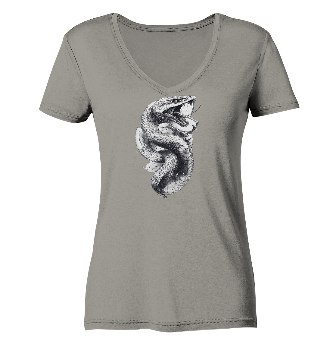 Schlangenkönigin - Ladies V-Neck Shirt