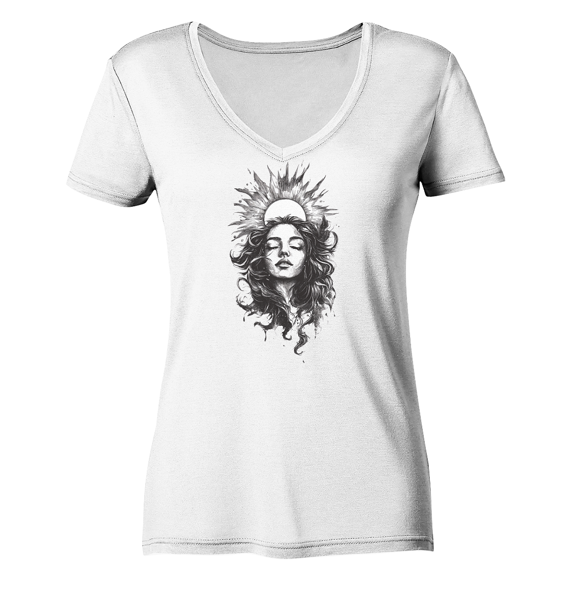 Sommer Vibes - Ladies V-Neck Shirt