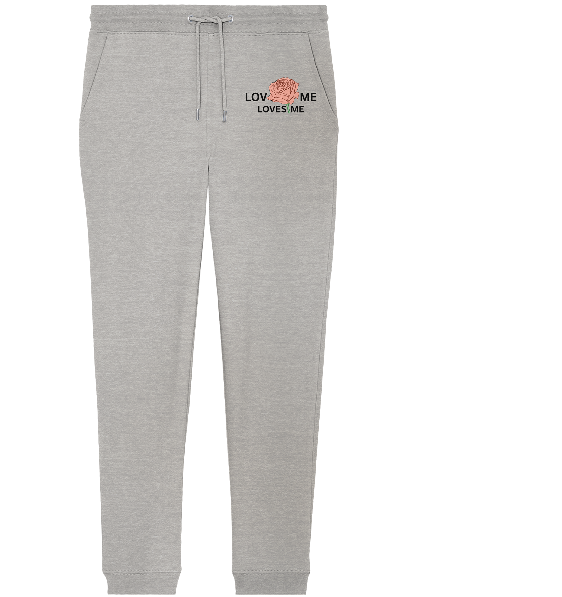 LOVES ME (Rote Rose) - Organic Jogger Pants