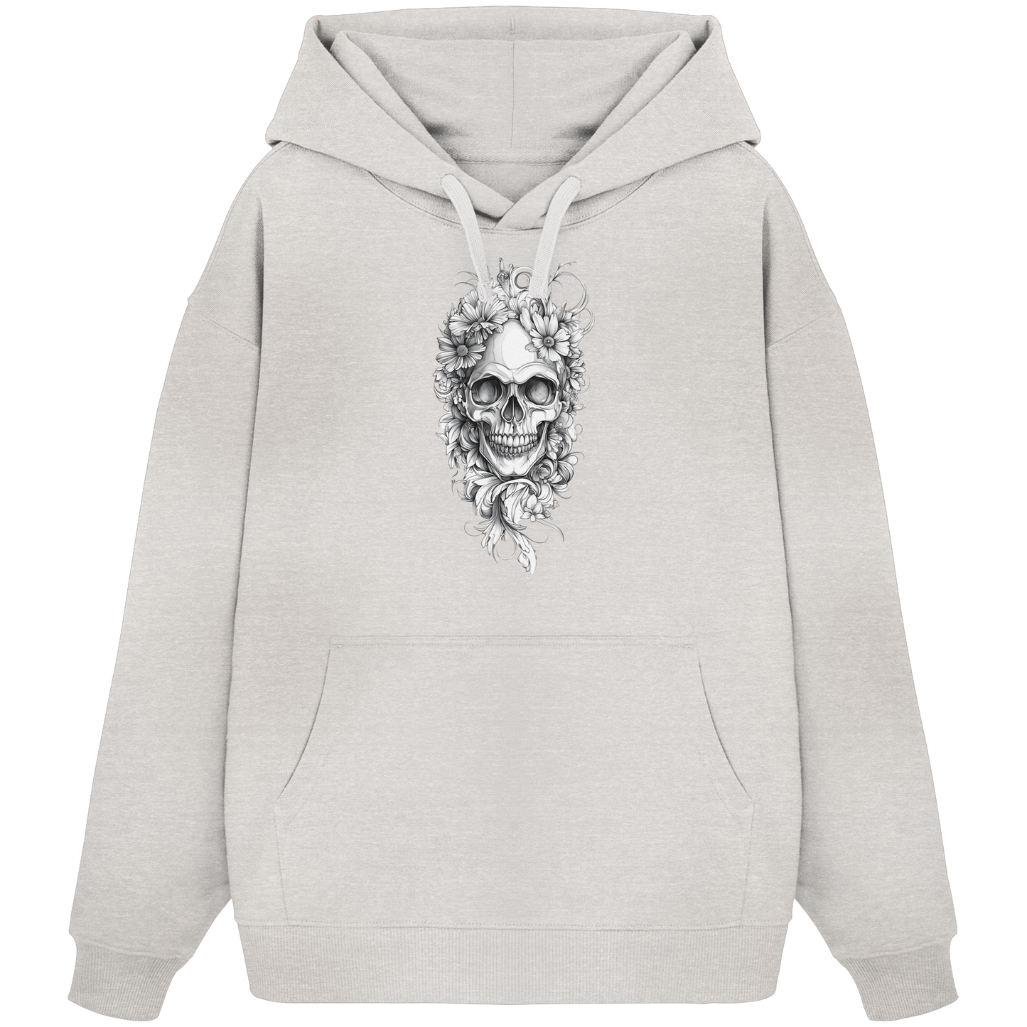 Totenkopfs Blüte - Organic Oversize Hoodie