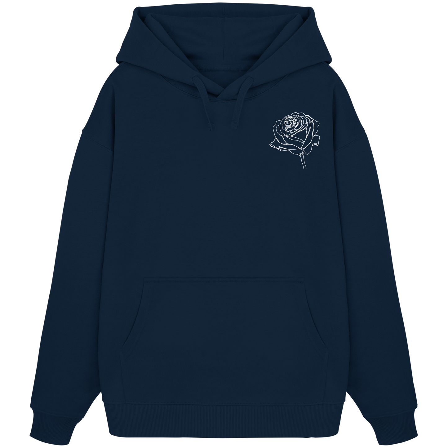 Rosen look Dunkel - Organic Oversize Hoodie
