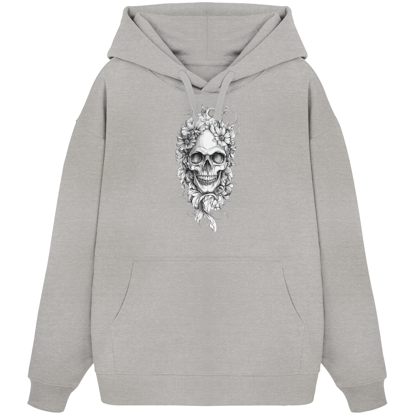 Totenkopfs Blüte - Organic Oversize Hoodie