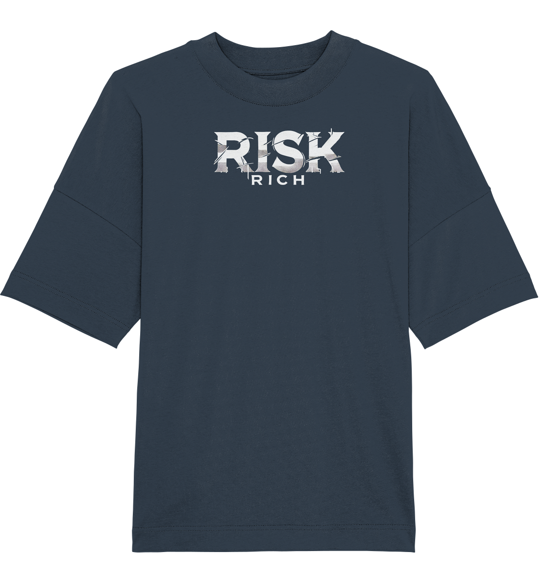 risk rich - Organic Oversize Shirt