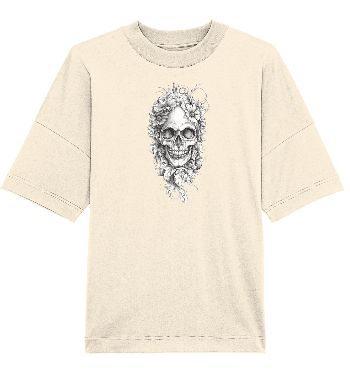 Totenkopfs Blüte - Organic Oversize Shirt