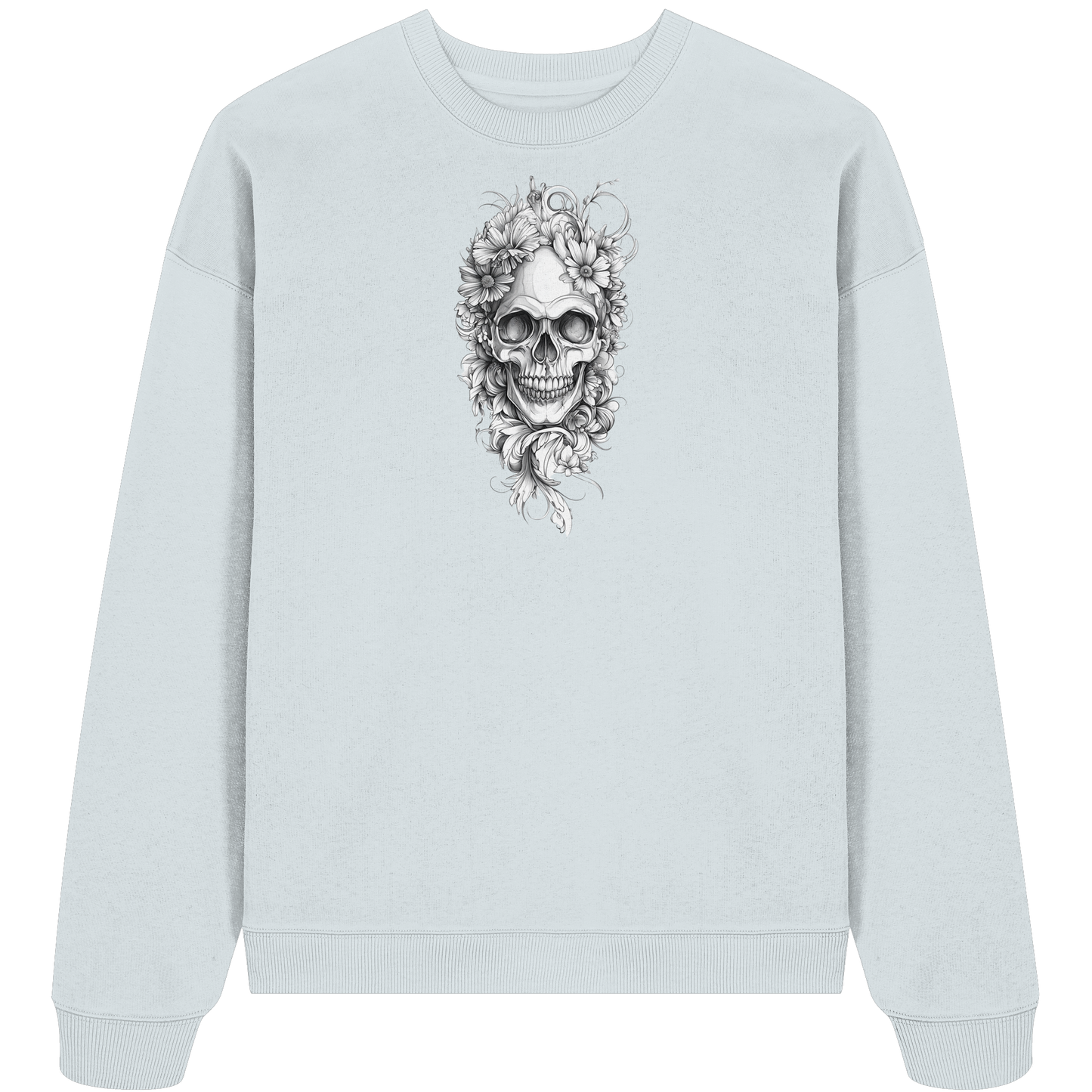 Totenkopfs Blüte - Organic Oversize Sweatshirt
