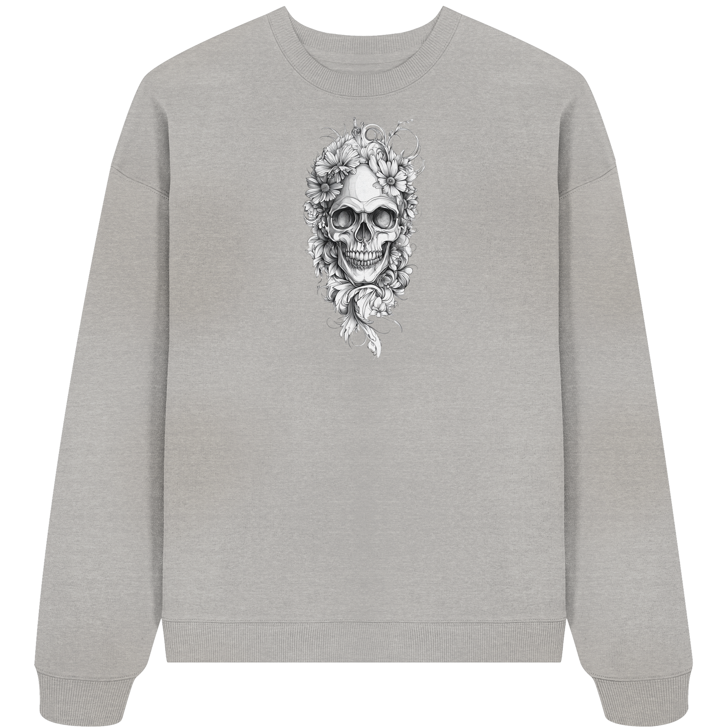 Totenkopfs Blüte - Organic Oversize Sweatshirt