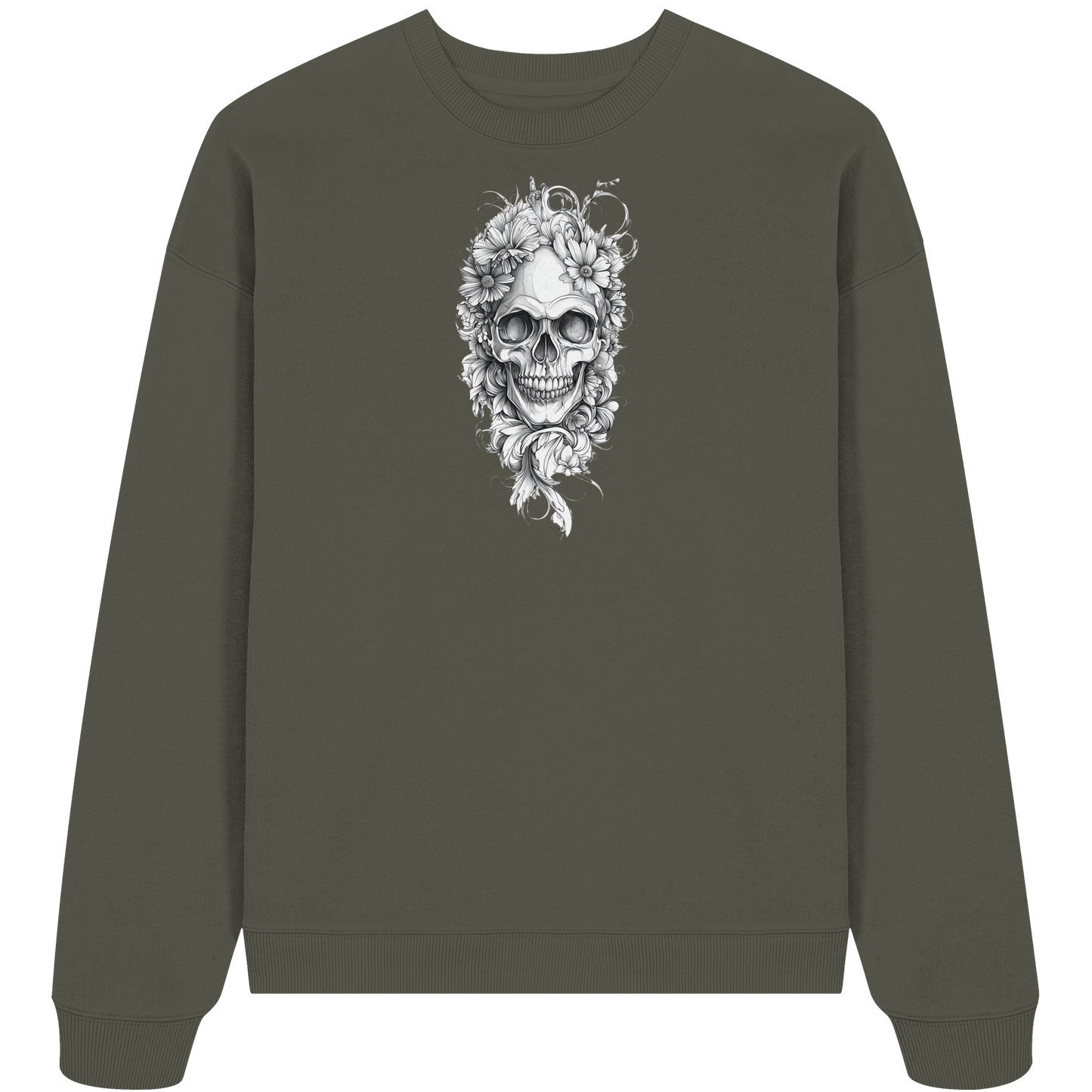 Totenkopfs Blüte - Organic Oversize Sweatshirt