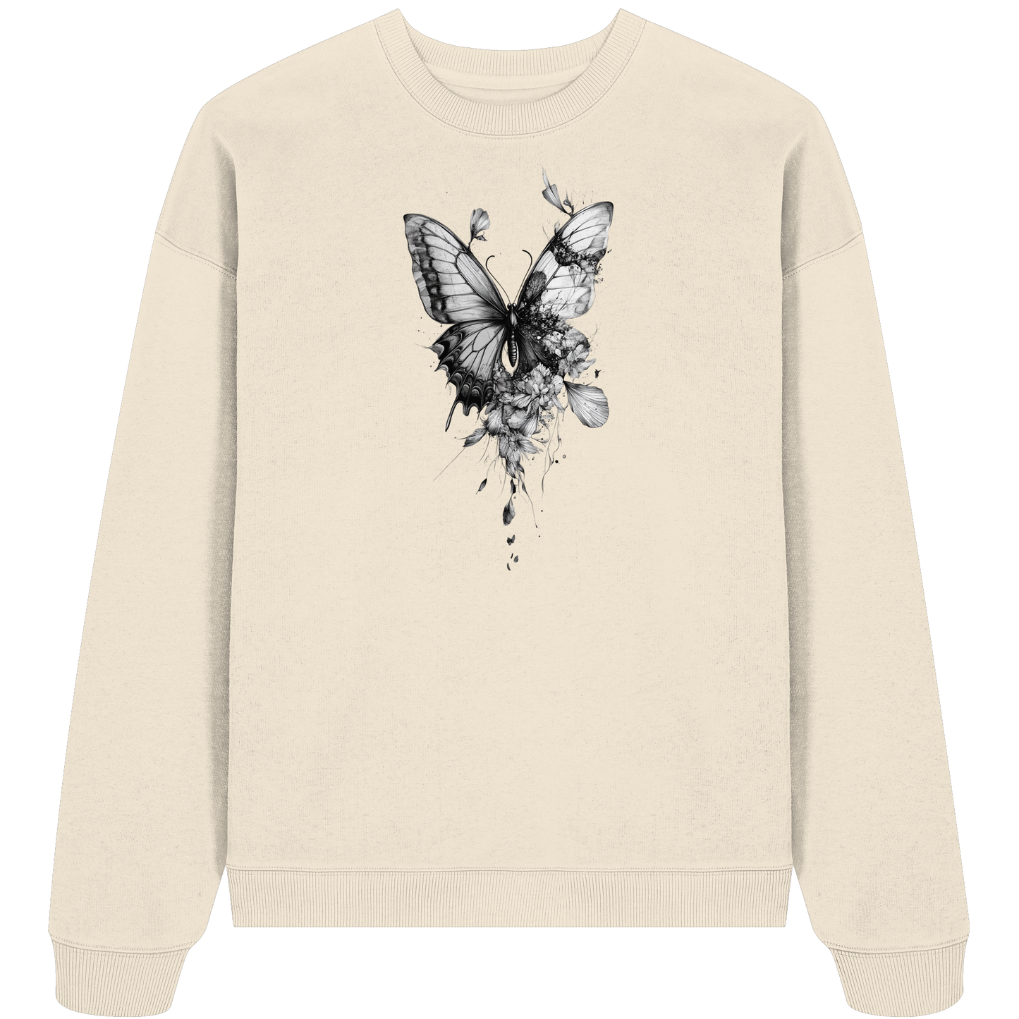 Blütenflug - Organic Oversize Sweatshirt
