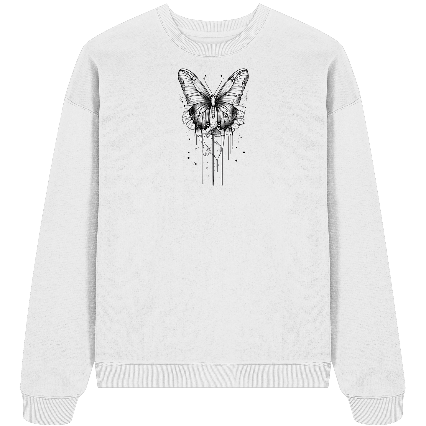 Schmetterlings träume - Organic Oversize Sweatshirt