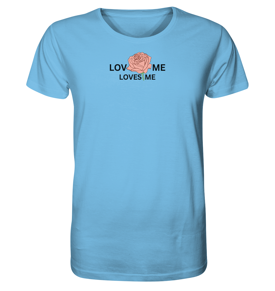 LOVES ME (Rote Rose) - Organic Shirt