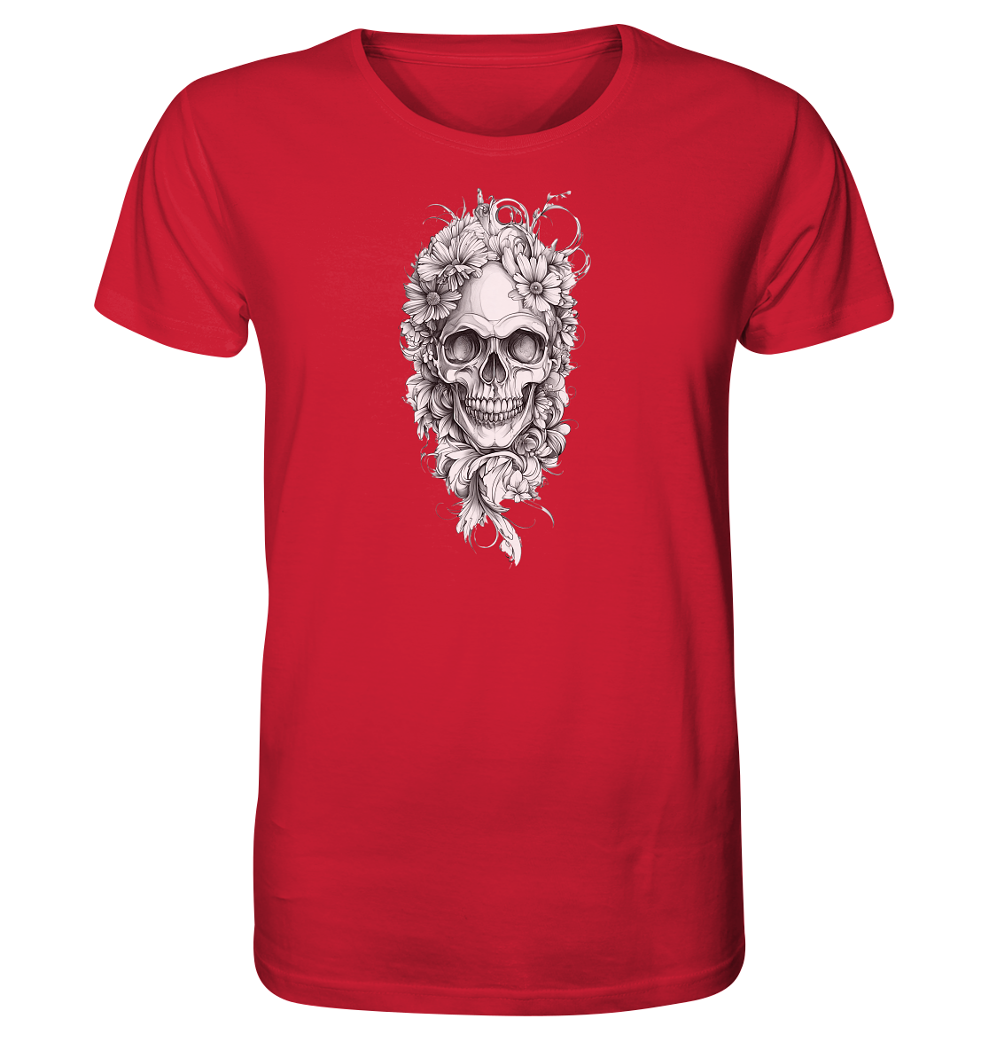 Totenkopfs Blüte - Organic Shirt