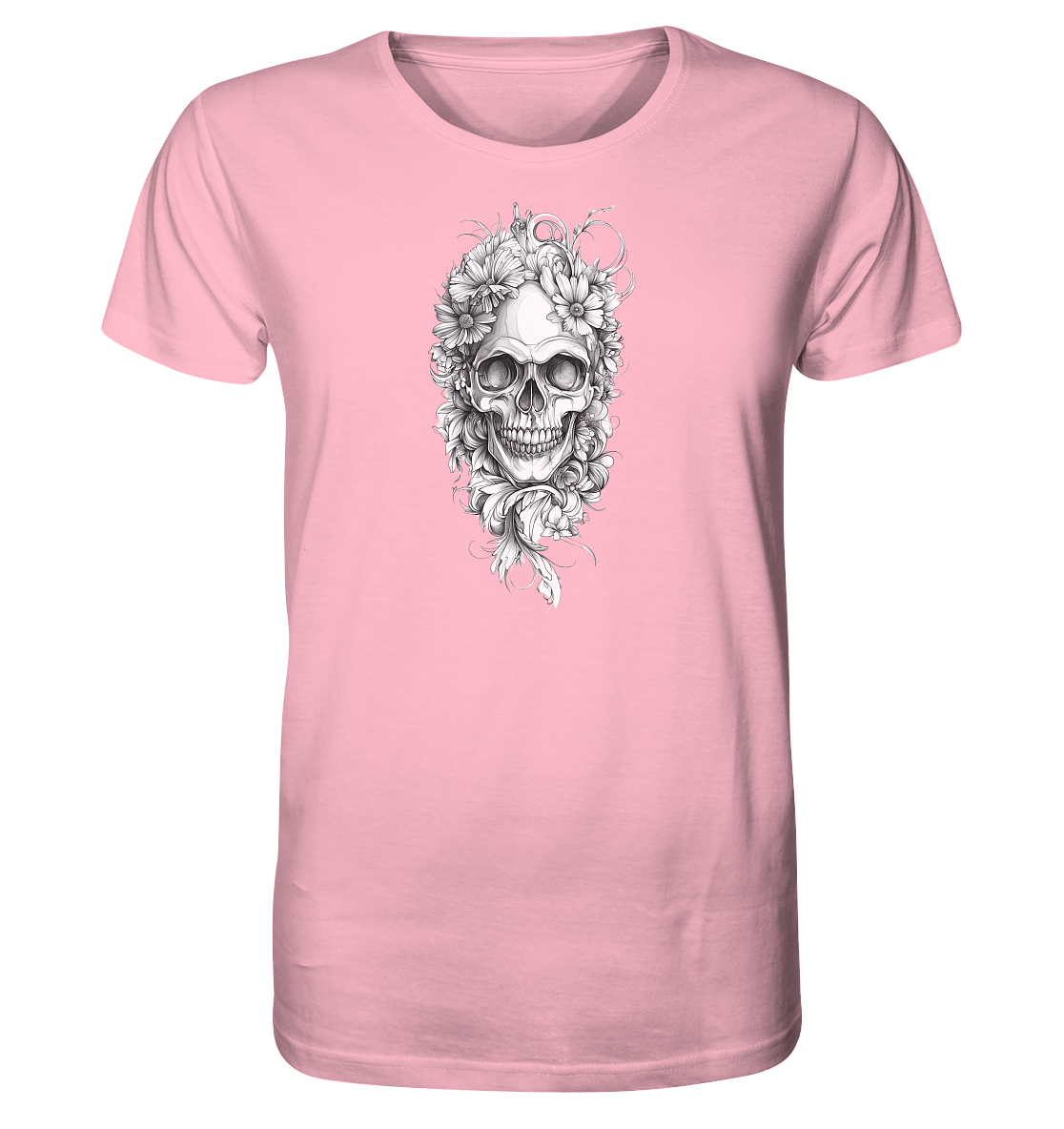 Totenkopfs Blüte - Organic Shirt