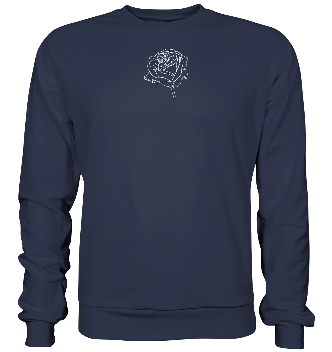 Rosenliebe Schwarz - Premium Sweatshirt