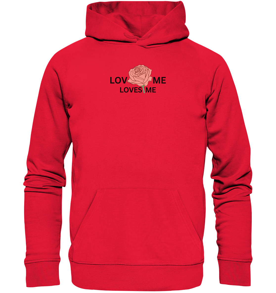 LOVES ME (Rote Rose) - Premium Unisex Hoodie