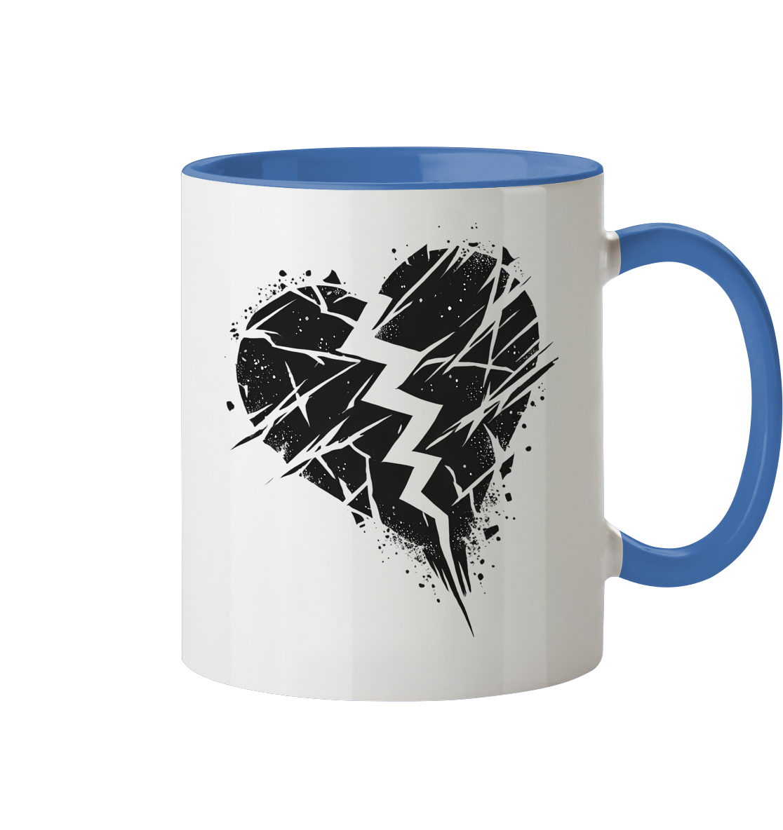 Broken Heart Tassen - Tasse zweifarbig