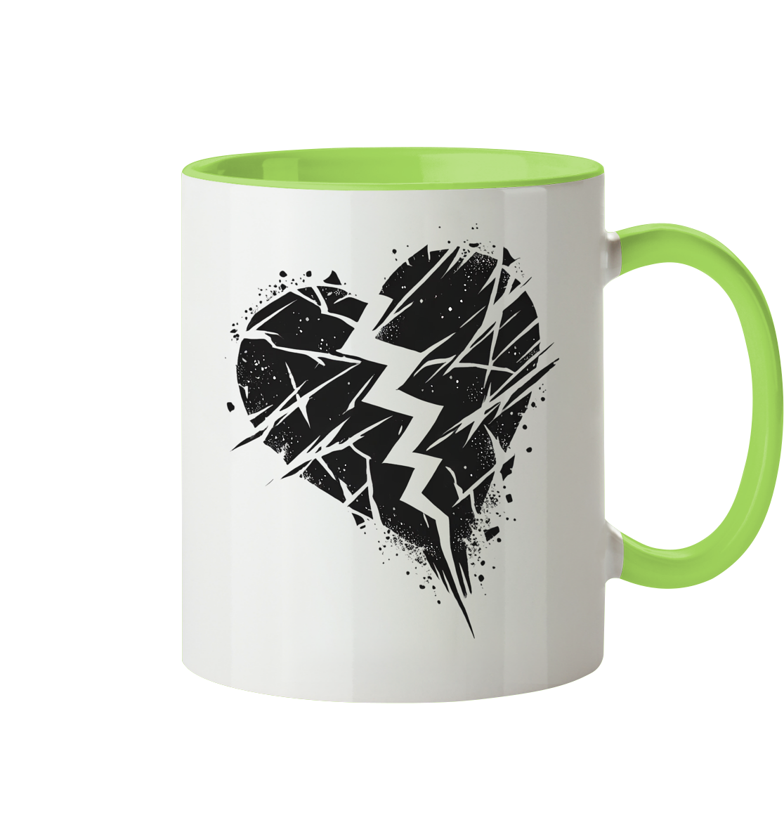 Broken Heart Tassen - Tasse zweifarbig