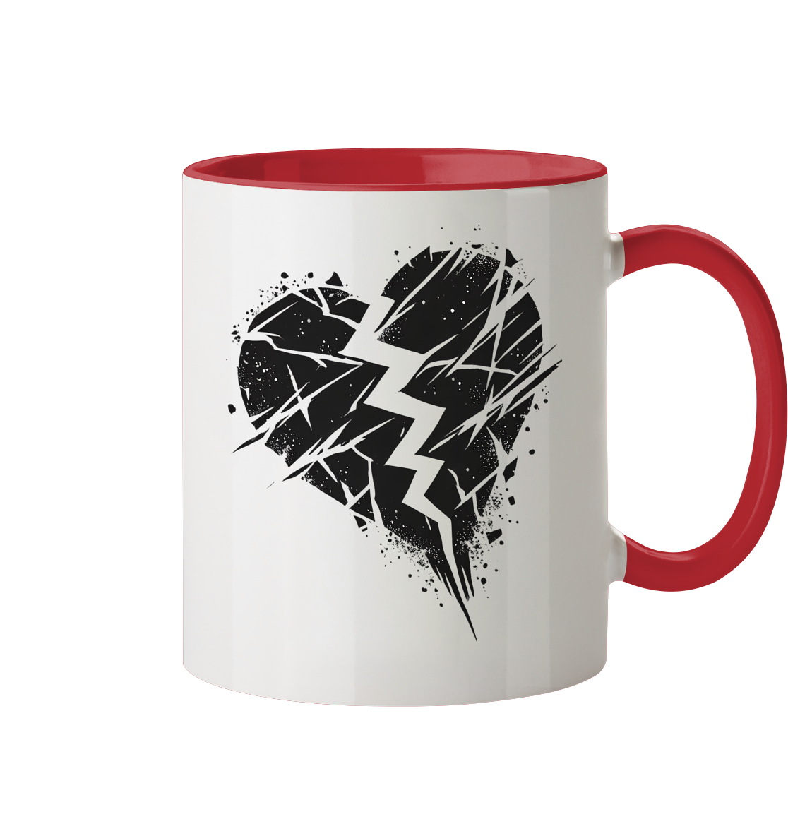 Broken Heart Tassen - Tasse zweifarbig