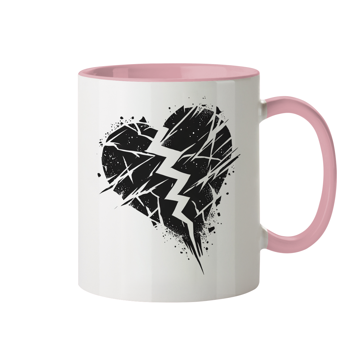 Broken Heart Tassen - Tasse zweifarbig