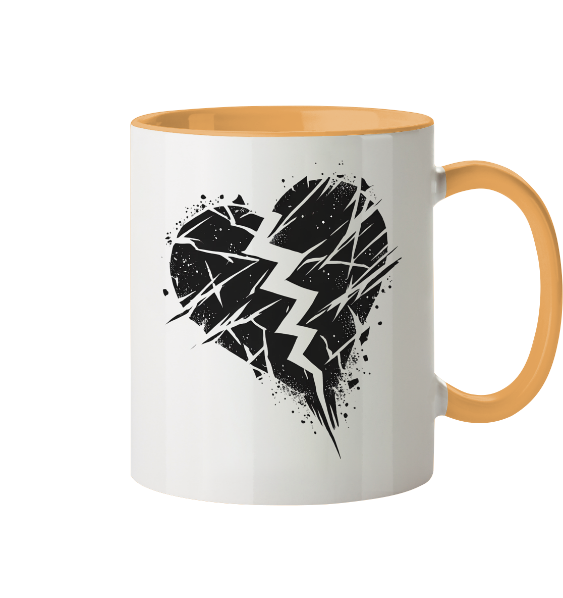 Broken Heart Tassen - Tasse zweifarbig