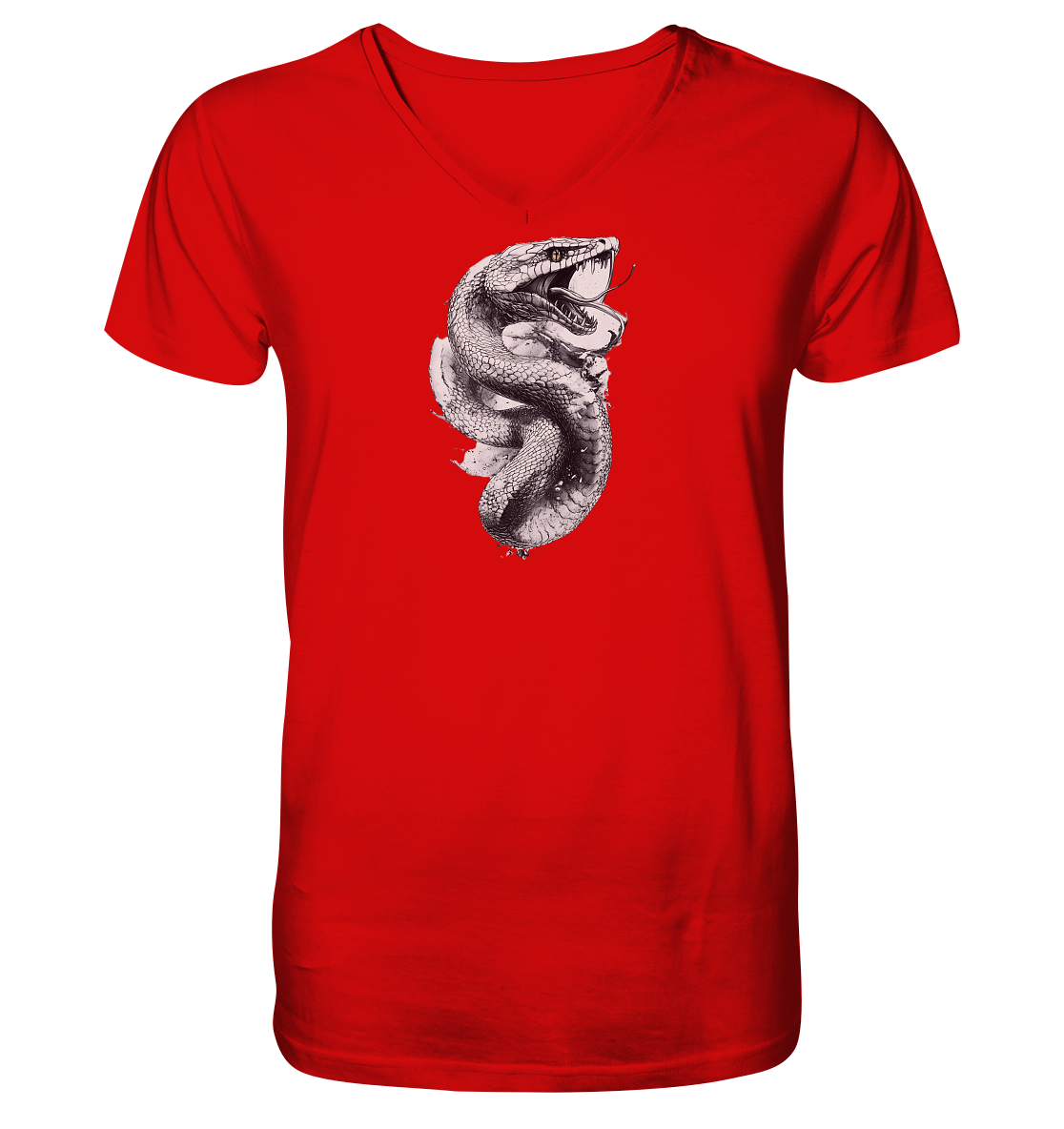 Schlangenkönigin - V-Neck Shirt