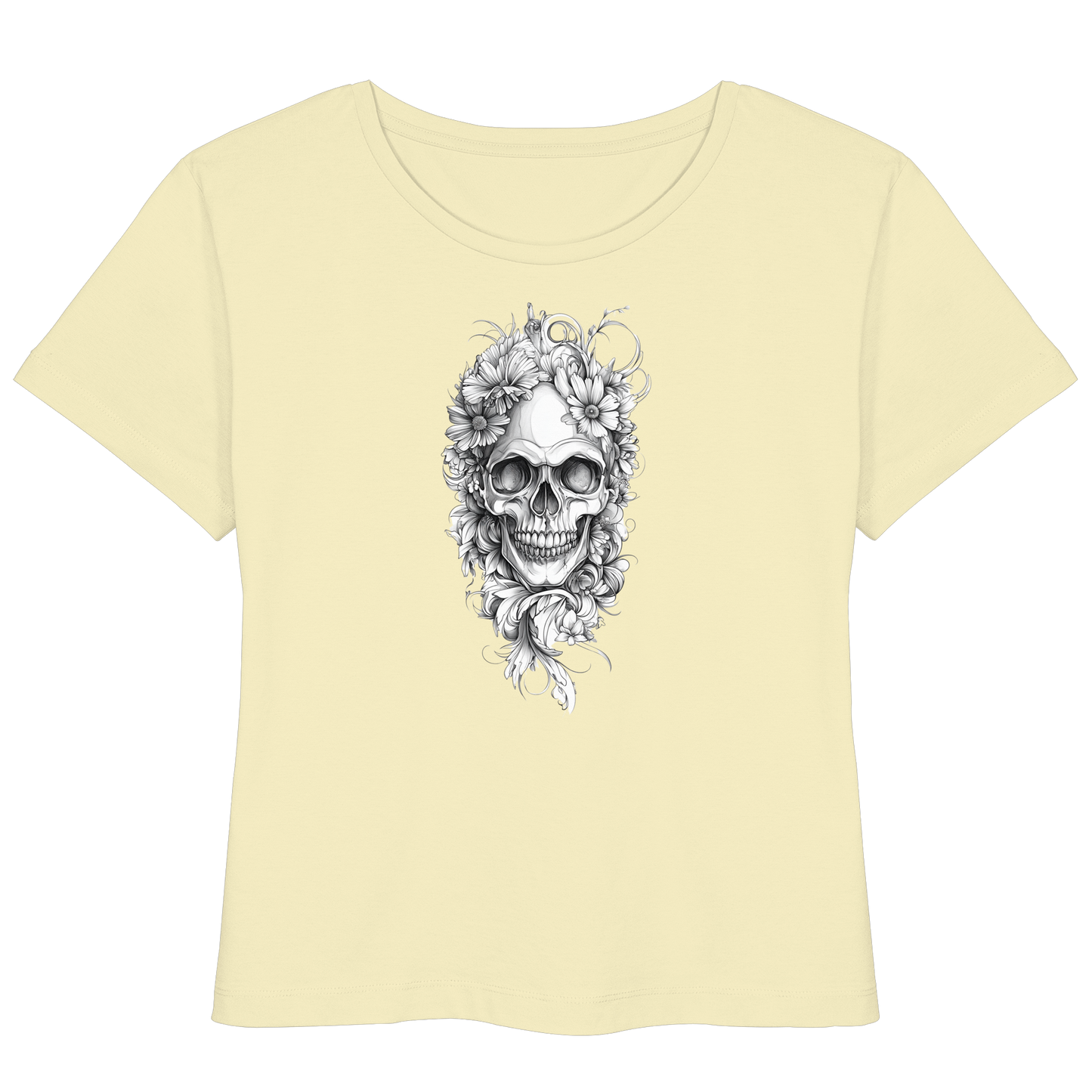 Totenkopfs Blüte - Womens Organic Lightweight T-Shirt