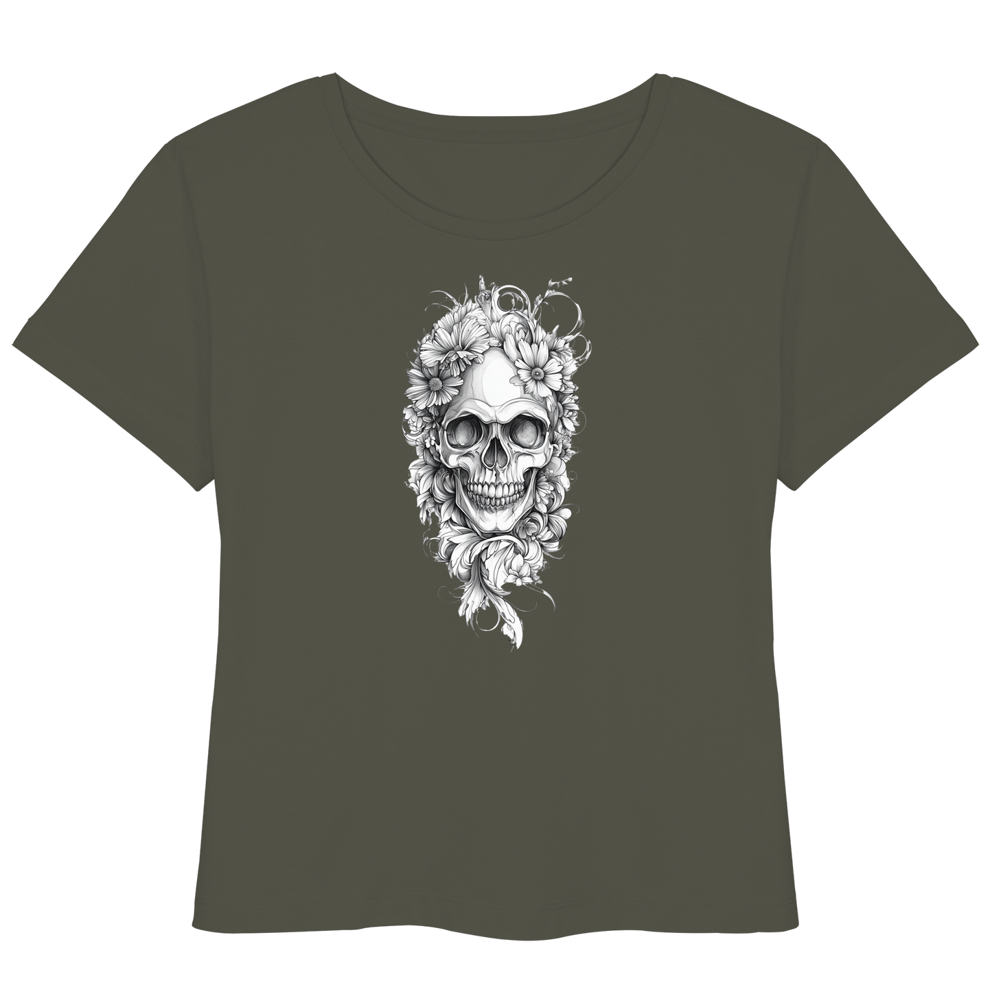 Totenkopfs Blüte - Womens Organic Lightweight T-Shirt