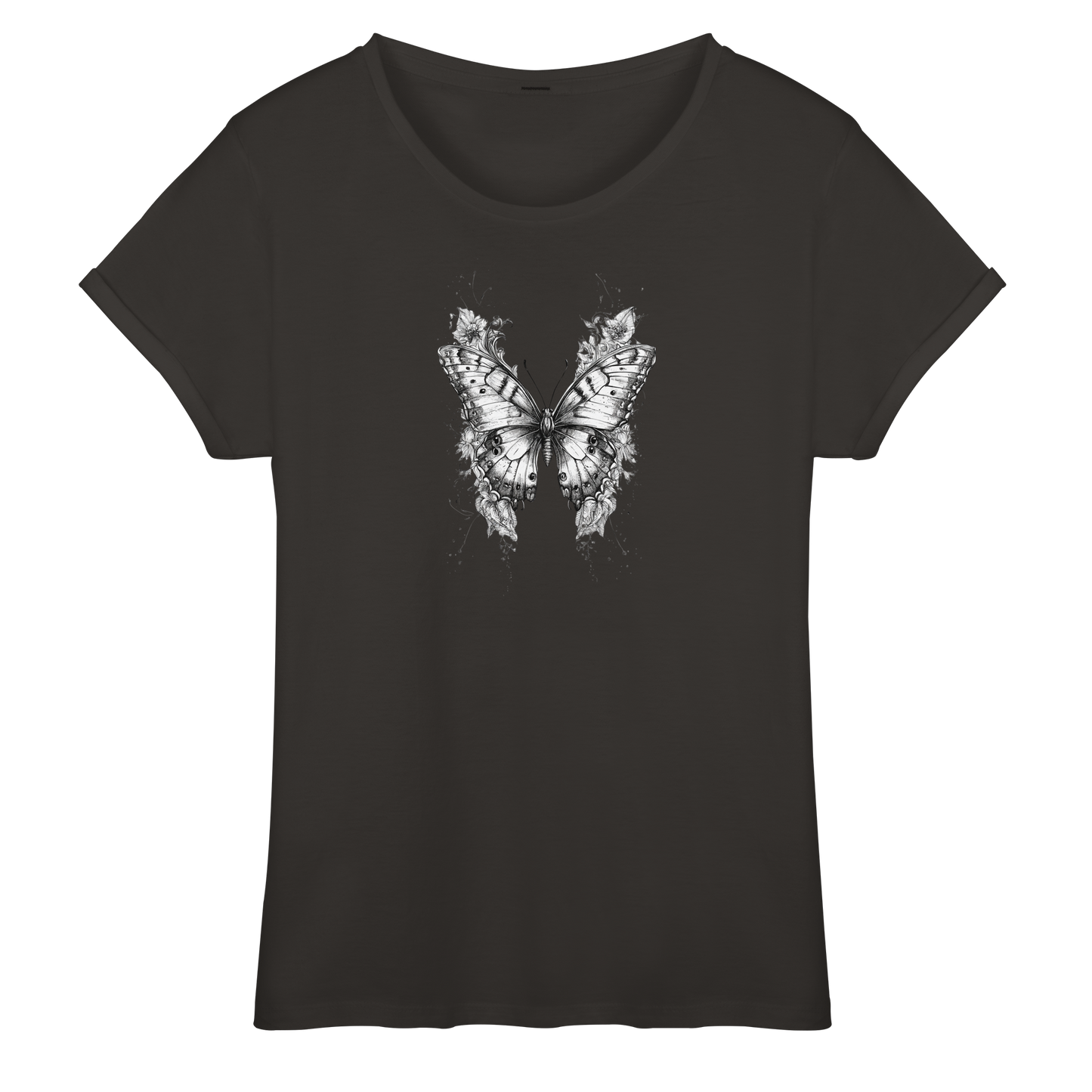 Schmetterling - Womens Roll-Up T-Shirt