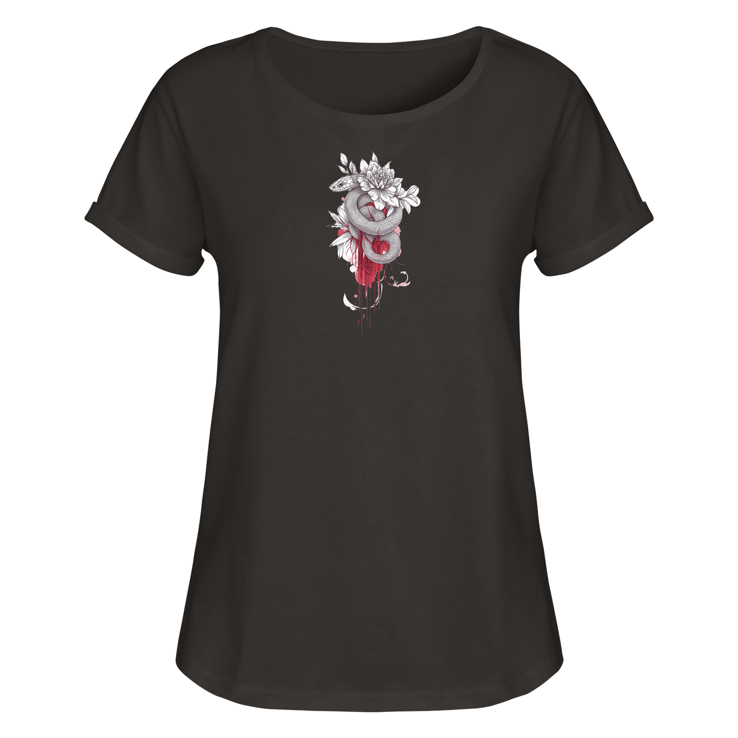 Schlangenblüte - Womens Roll-Up T-Shirt