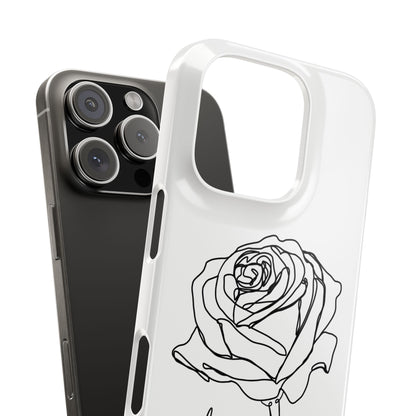 Personalisierbare Rosenliebe Handyhülle