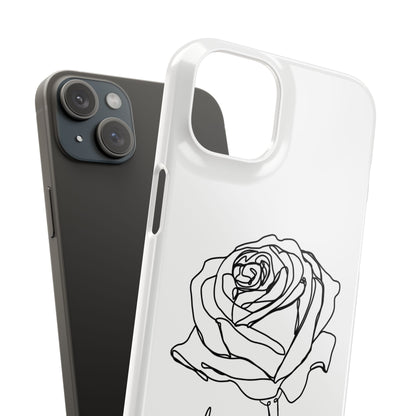 Personalisierbare Rosenliebe Handyhülle