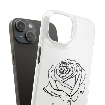 Personalisierbare Rosenliebe Handyhülle