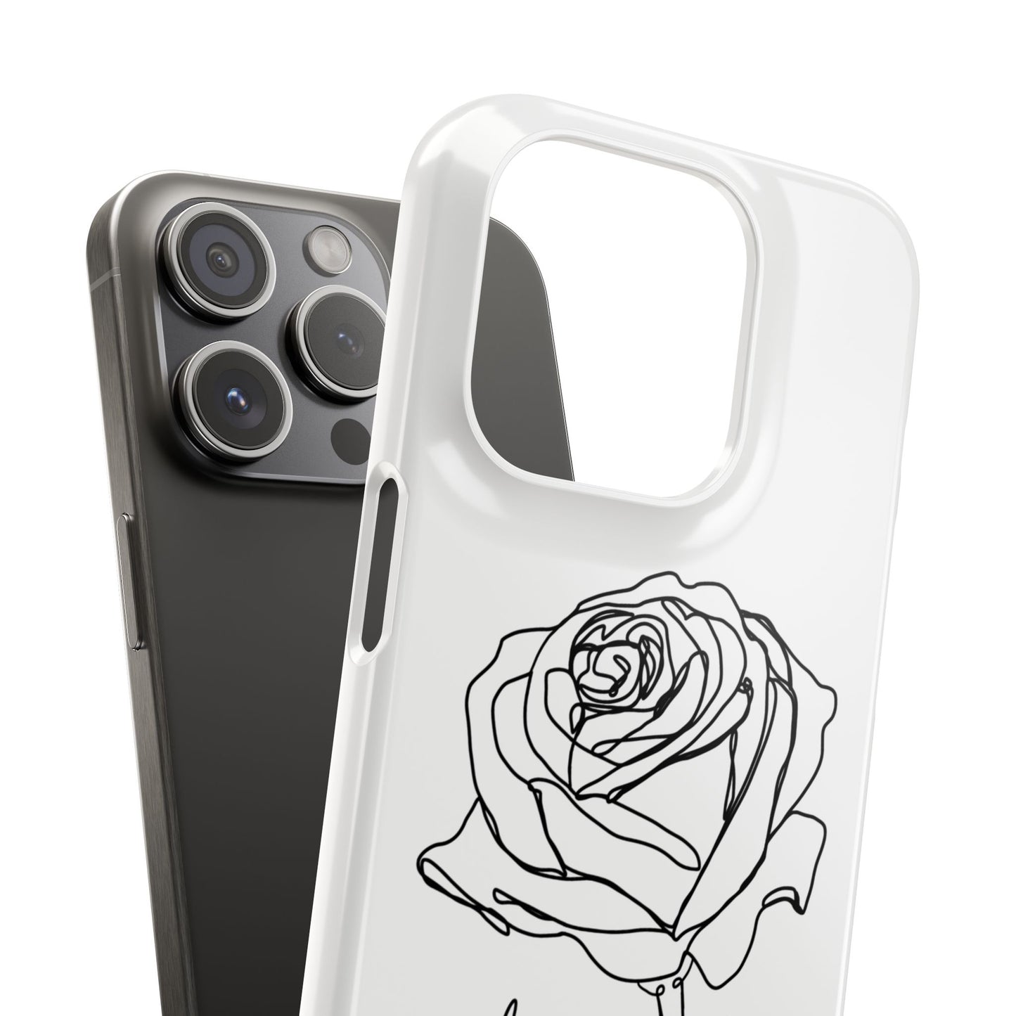 Personalisierbare Rosenliebe Handyhülle