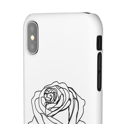 Personalisierbare Rosenliebe Handyhülle