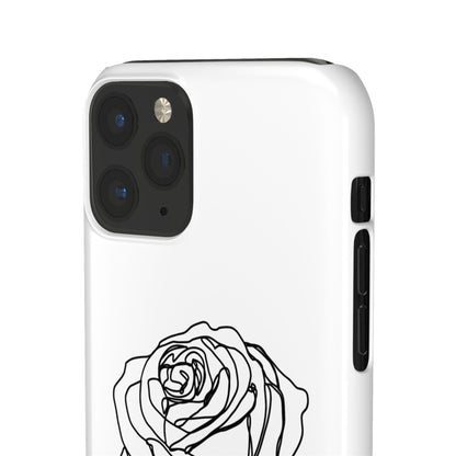 Personalisierbare Rosenliebe Handyhülle