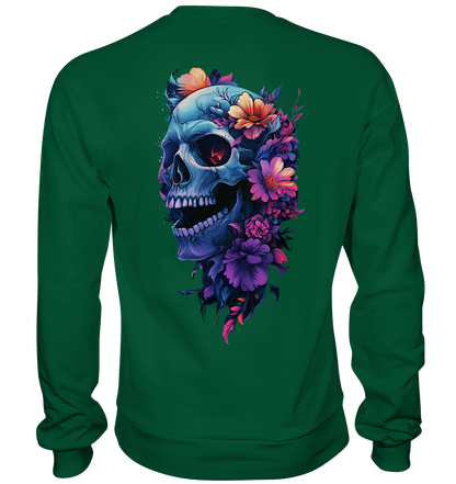 Totenkopfs Blüte  - Basic Sweatshirt