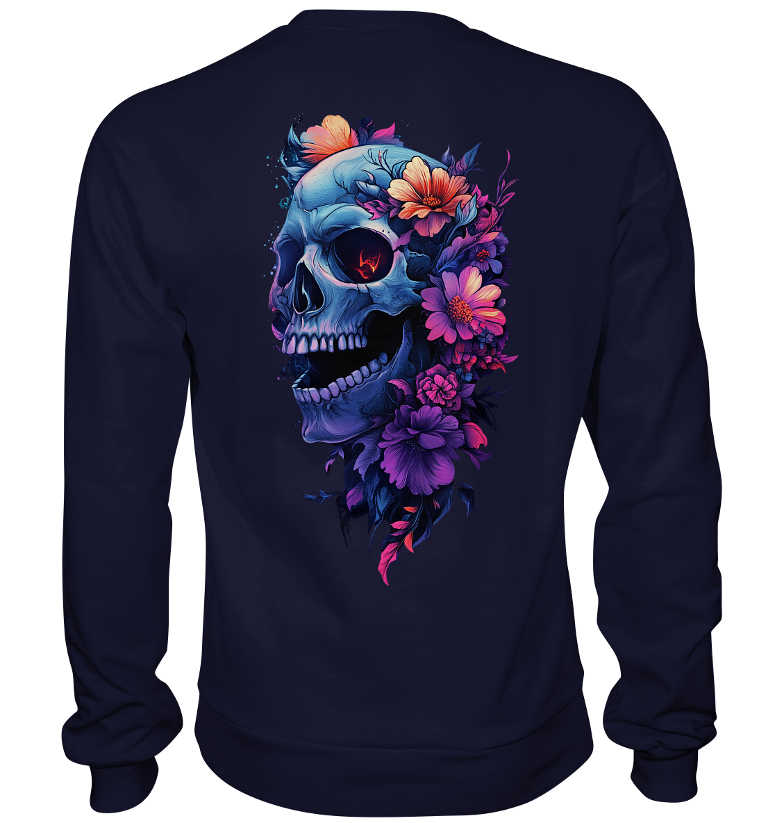 Totenkopfs Blüte  - Basic Sweatshirt