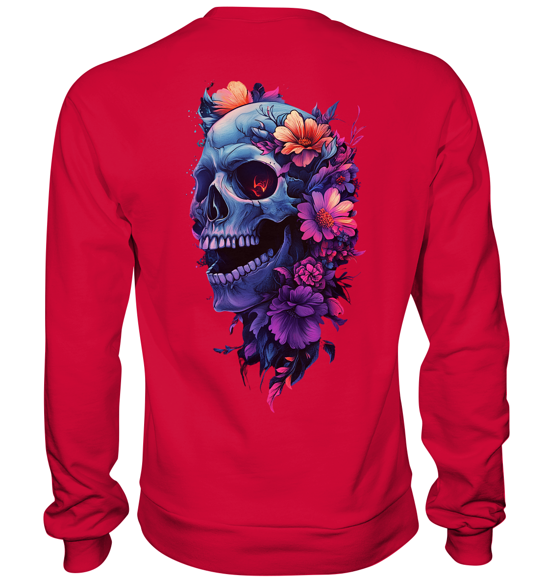Totenkopfs Blüte  - Basic Sweatshirt