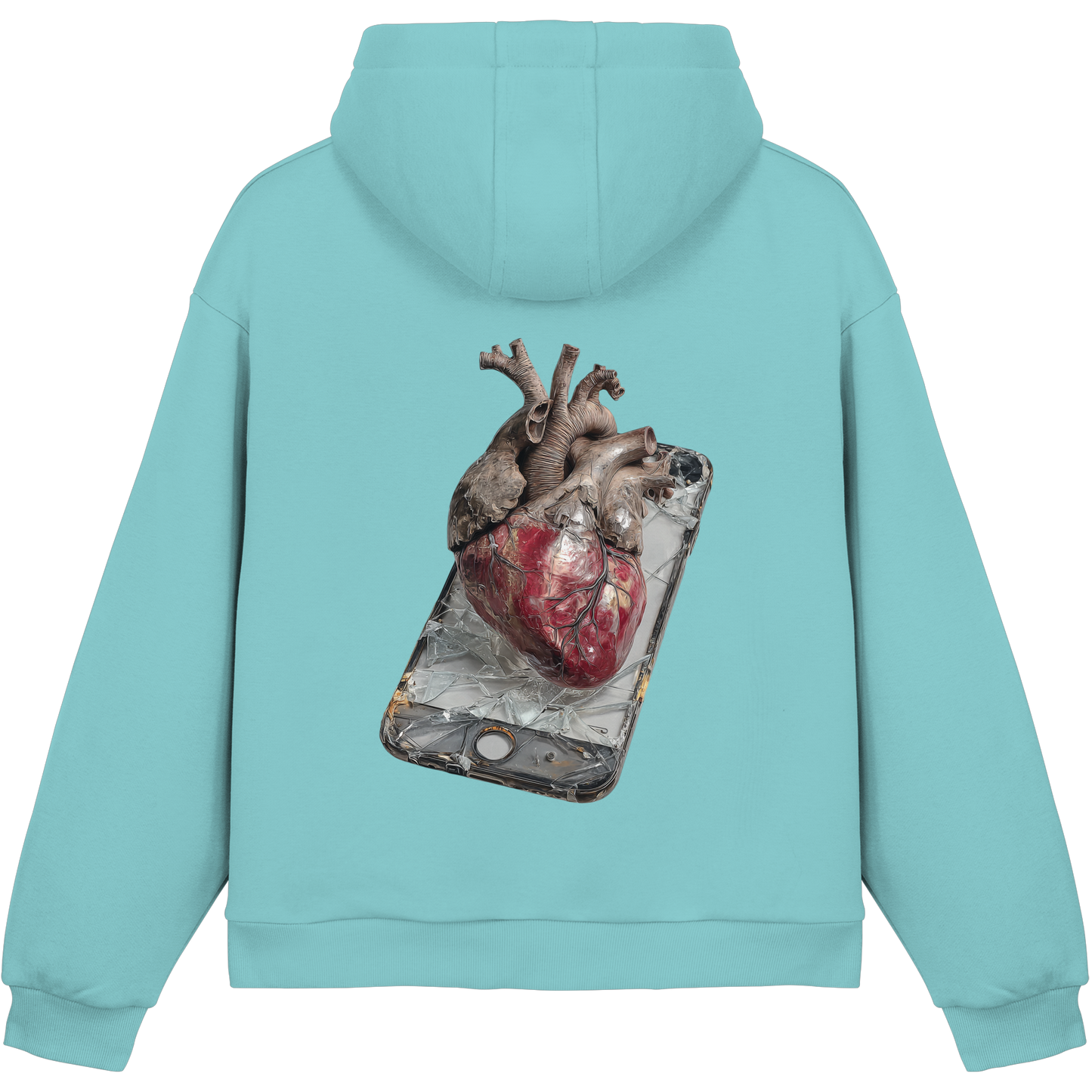 Social Media killed my Love - Fluffy Boxcut Hoodie