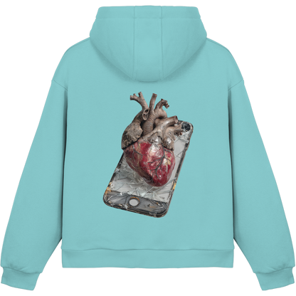 Social Media killed my Love - Fluffy Boxcut Hoodie