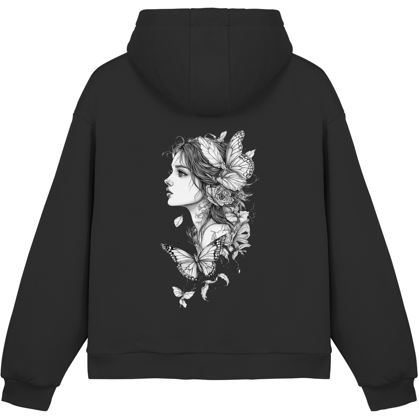 Schmetterlings träume  - Fluffy Boxcut Hoodie