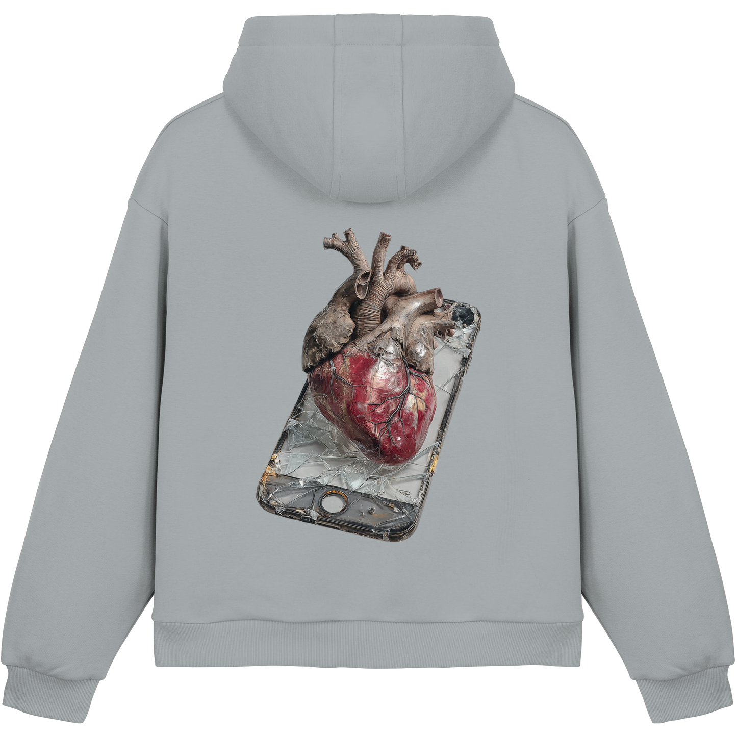 Social Media killed my Love - Fluffy Boxcut Hoodie