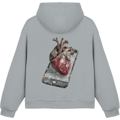 Social Media killed my Love - Fluffy Boxcut Hoodie