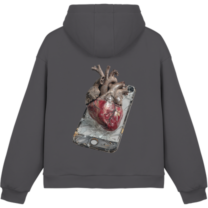 Social Media killed my Love - Fluffy Boxcut Hoodie