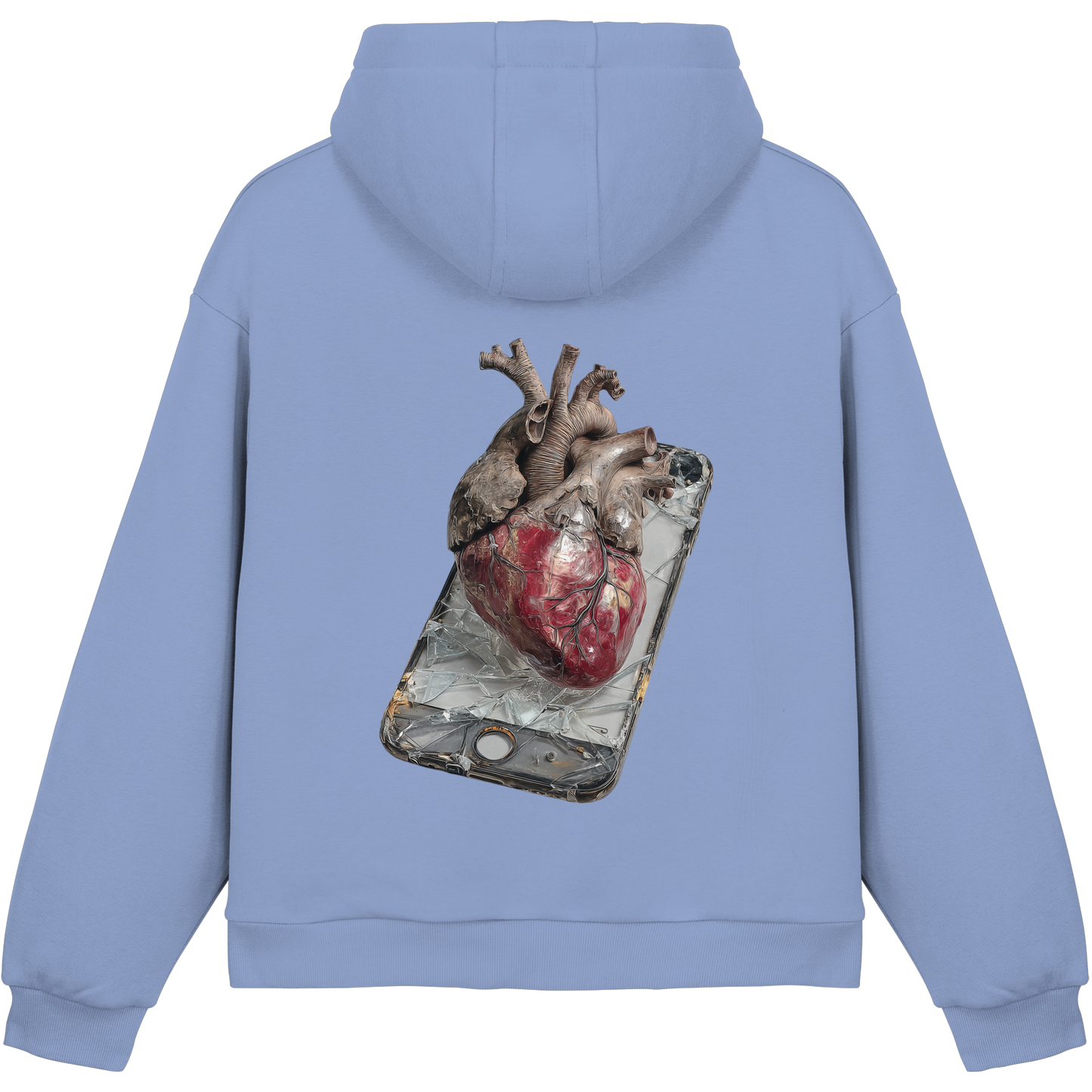 Social Media killed my Love - Fluffy Boxcut Hoodie