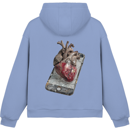 Social Media killed my Love - Fluffy Boxcut Hoodie