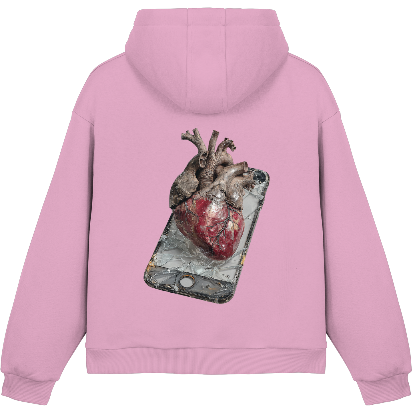 Social Media killed my Love - Fluffy Boxcut Hoodie