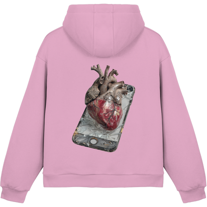 Social Media killed my Love - Fluffy Boxcut Hoodie